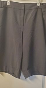 Black knee length dress slacks